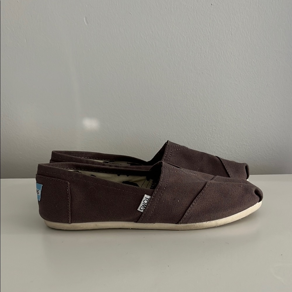 TOMS Brown Slip-On Shoes